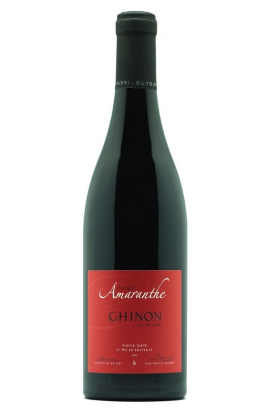 Baudry-Dutour Chinon Amaranthe 2020 Front Bottle Shot