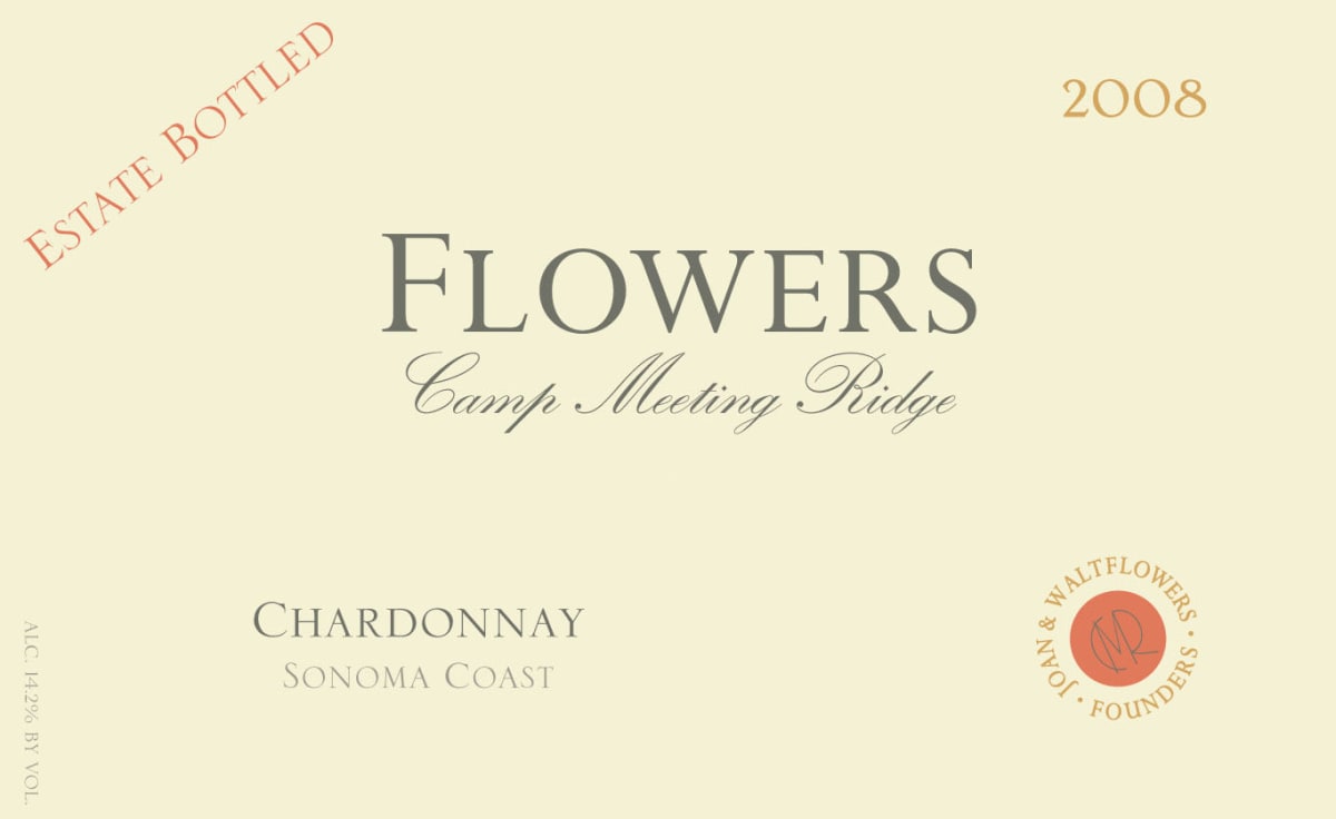 Flowers Camp Meeting Ridge Chardonnay 2008 Front Label