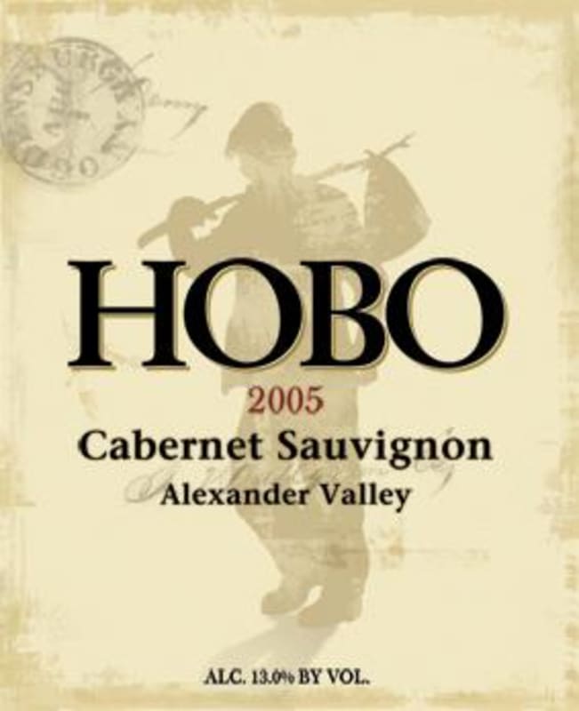 Hobo Wine Company Cabernet Sauvignon 2005 Front Label
