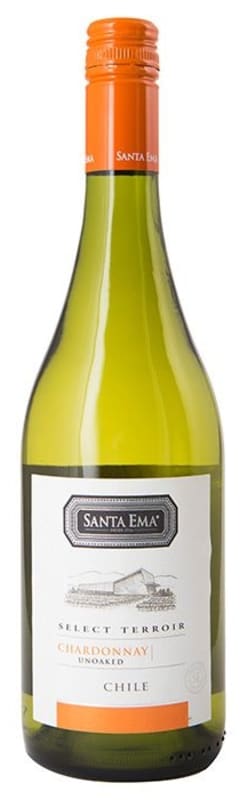 Santa Ema Select Terroir Chardonnay 2017 Front Bottle Shot
