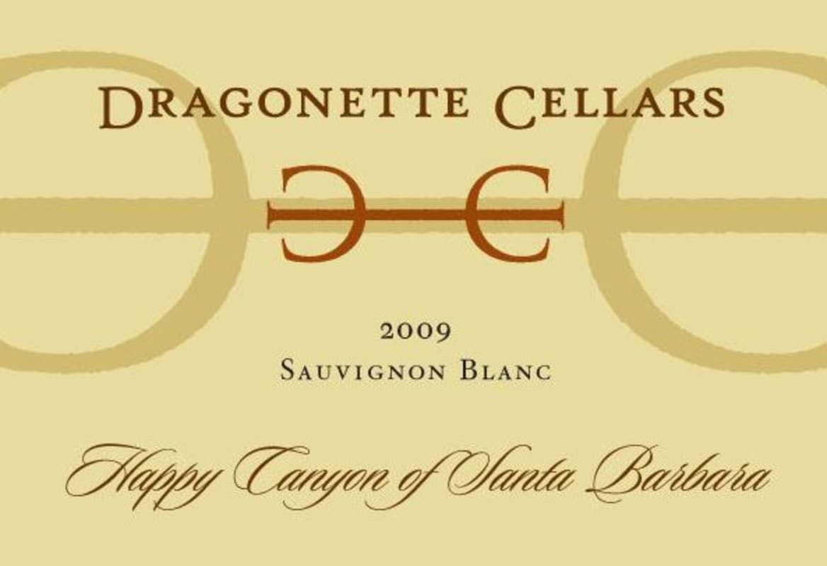 Dragonette Cellars Happy Canyon Sauvignon Blanc 2009 Front Label