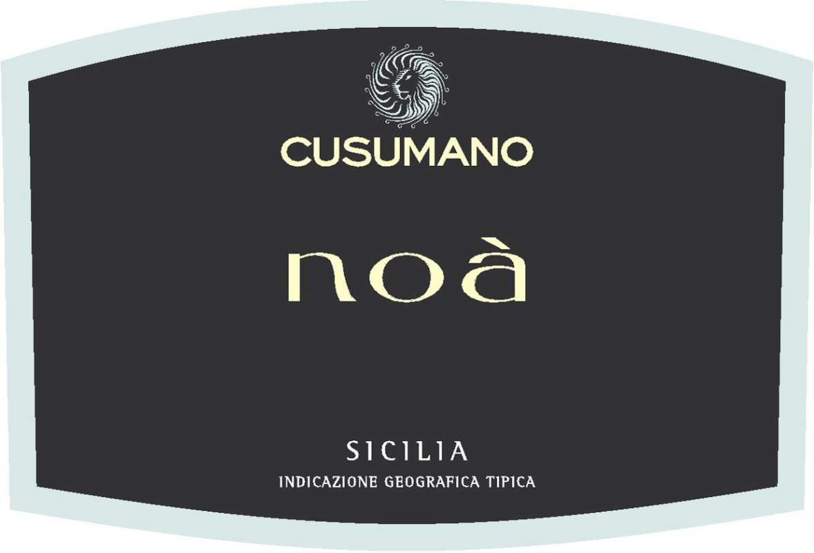 Cusumano Sicilia Noa 2009 Front Label