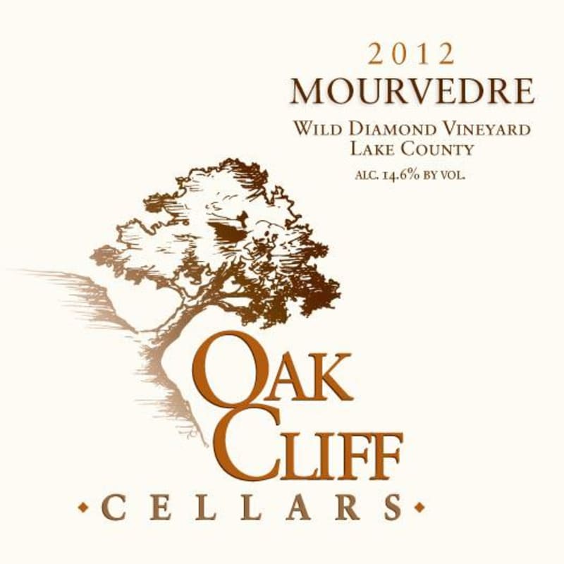 Oak Cliff Cellars Wild Diamond Vineyard Mourvedre 2012 Front Label