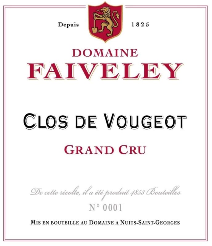 Faiveley Clos de Vougeot Grand Cru 2003 Front Label