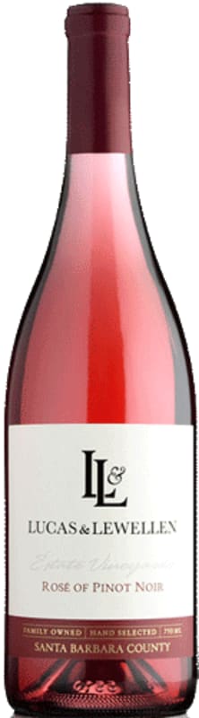 Lucas & Lewellen Rose of Pinot Noir 2018 Front Bottle Shot