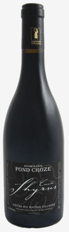 Domaine Fond Croze Villages Vaison-la-Romaine Shyrus 2018 Front Bottle Shot