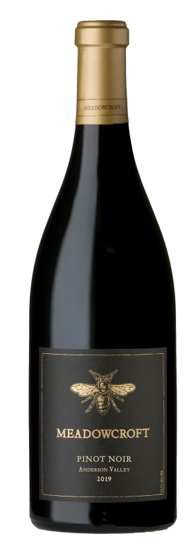 Meadowcroft Anderson Valley Pinot Noir 2019 Front Bottle Shot