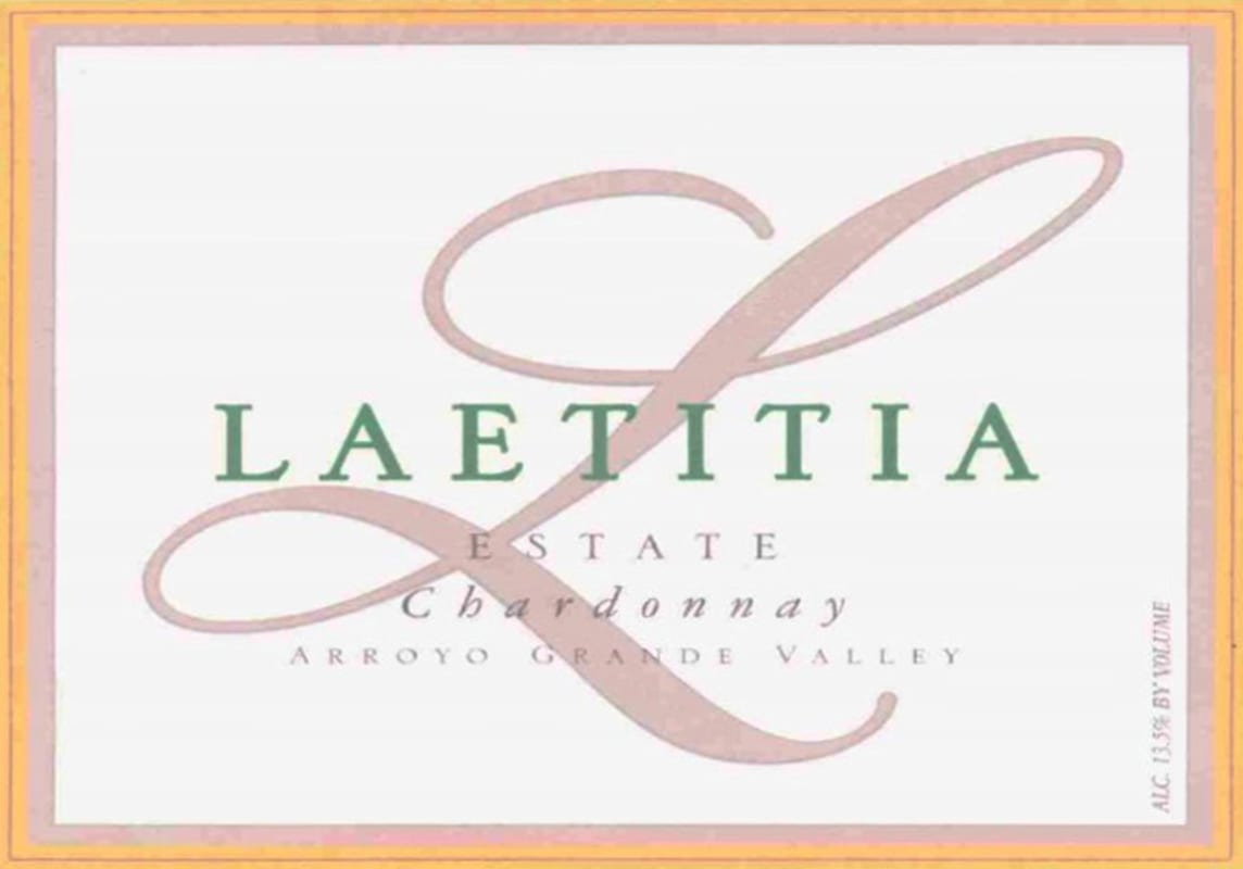 Laetitia Estate Chardonnay 2004 Front Label