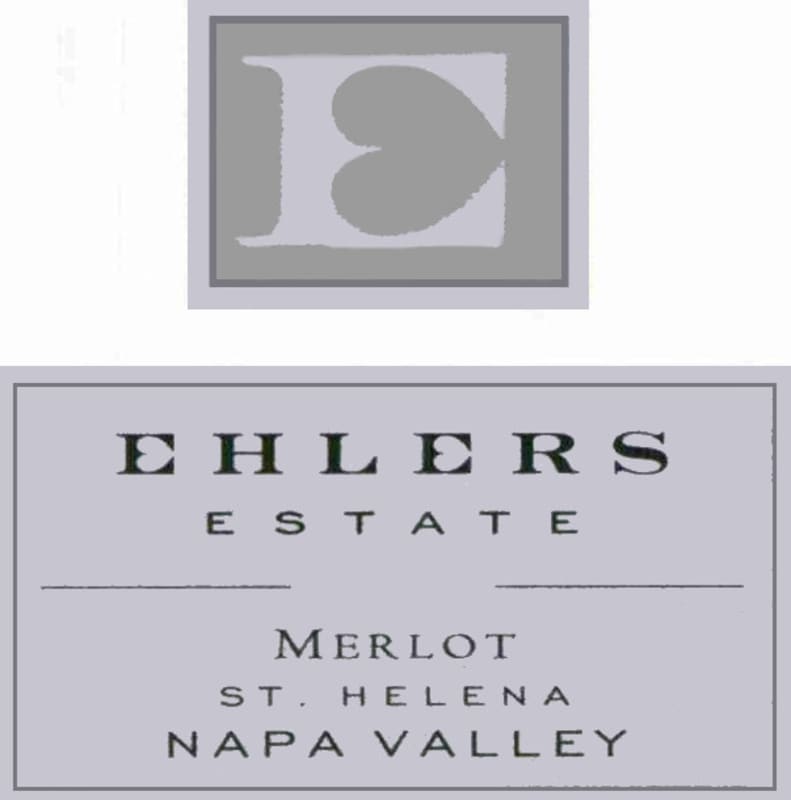 Ehlers Estate Merlot 2009 Front Label