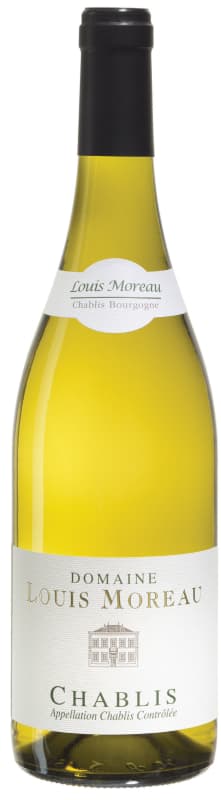 Domaine Louis Moreau Chablis 2022 Front Bottle Shot