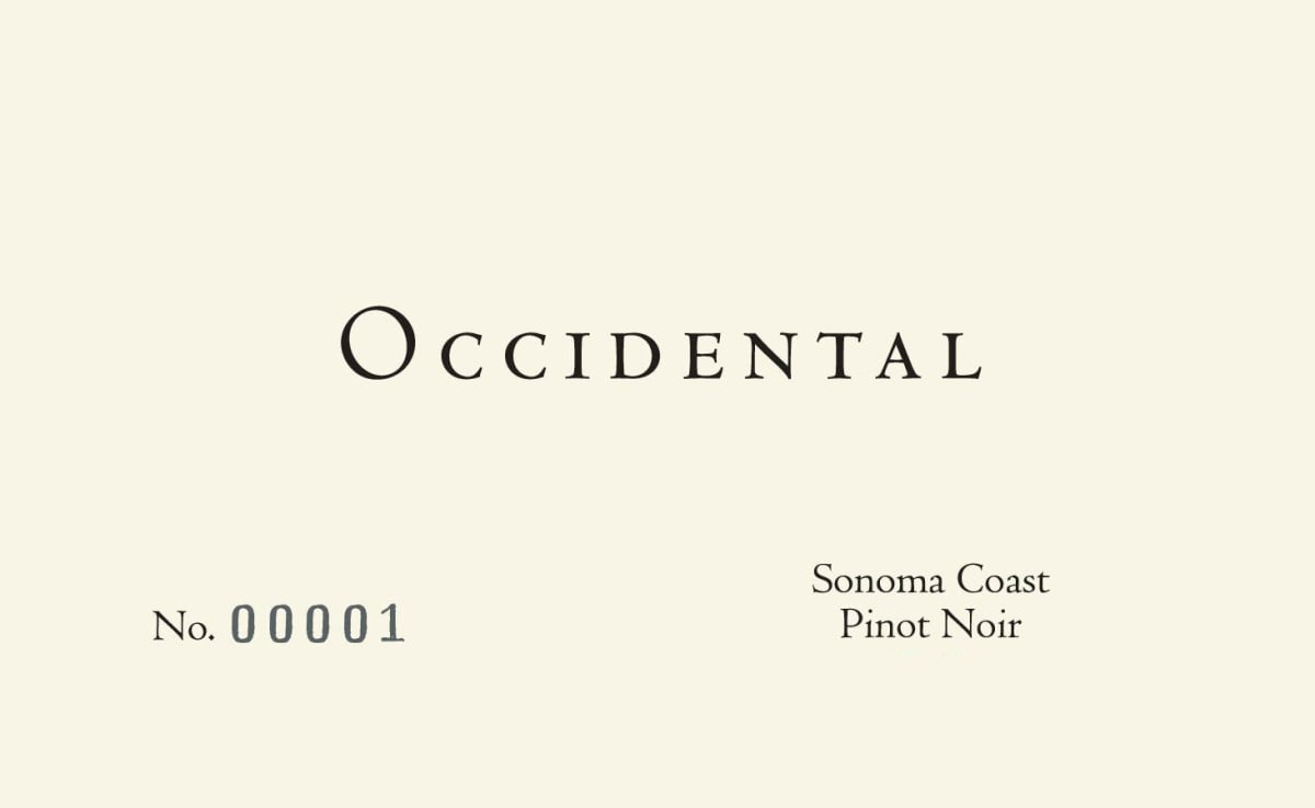 Kistler Vineyards Occidental Pinot Noir 2014 Front Label