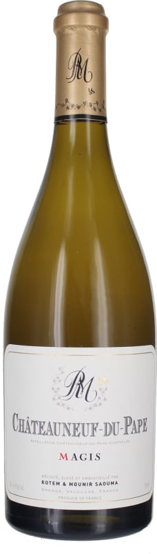 Rotem & Mounir Saouma Chateauneuf-du-Pape Magis Blanc 2021 Front Bottle Shot