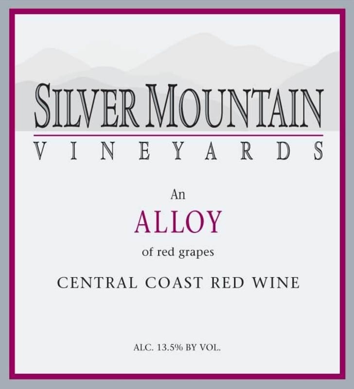 Silver Mountain Alloy Red Wine 2009 Front Label