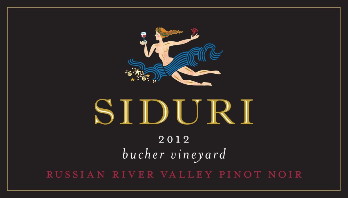 Siduri Bucher Vineyard Pinot Noir 2012 Front Label