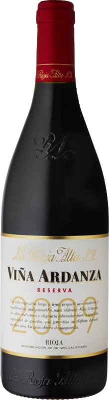 La Rioja Alta Vina Ardanza Reserva 2009 Front Bottle Shot