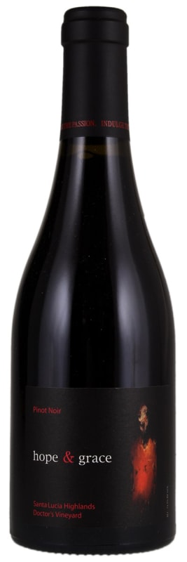 Hope & Grace Wines Doctors Vineyard Pinot Noir 2012 Front Bottle Shot