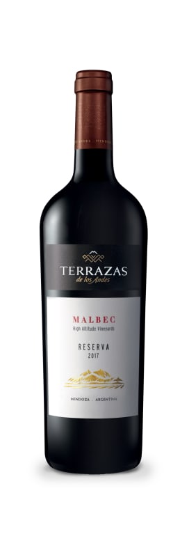 Terrazas de los Andes Reserva Malbec 2017 Front Bottle Shot