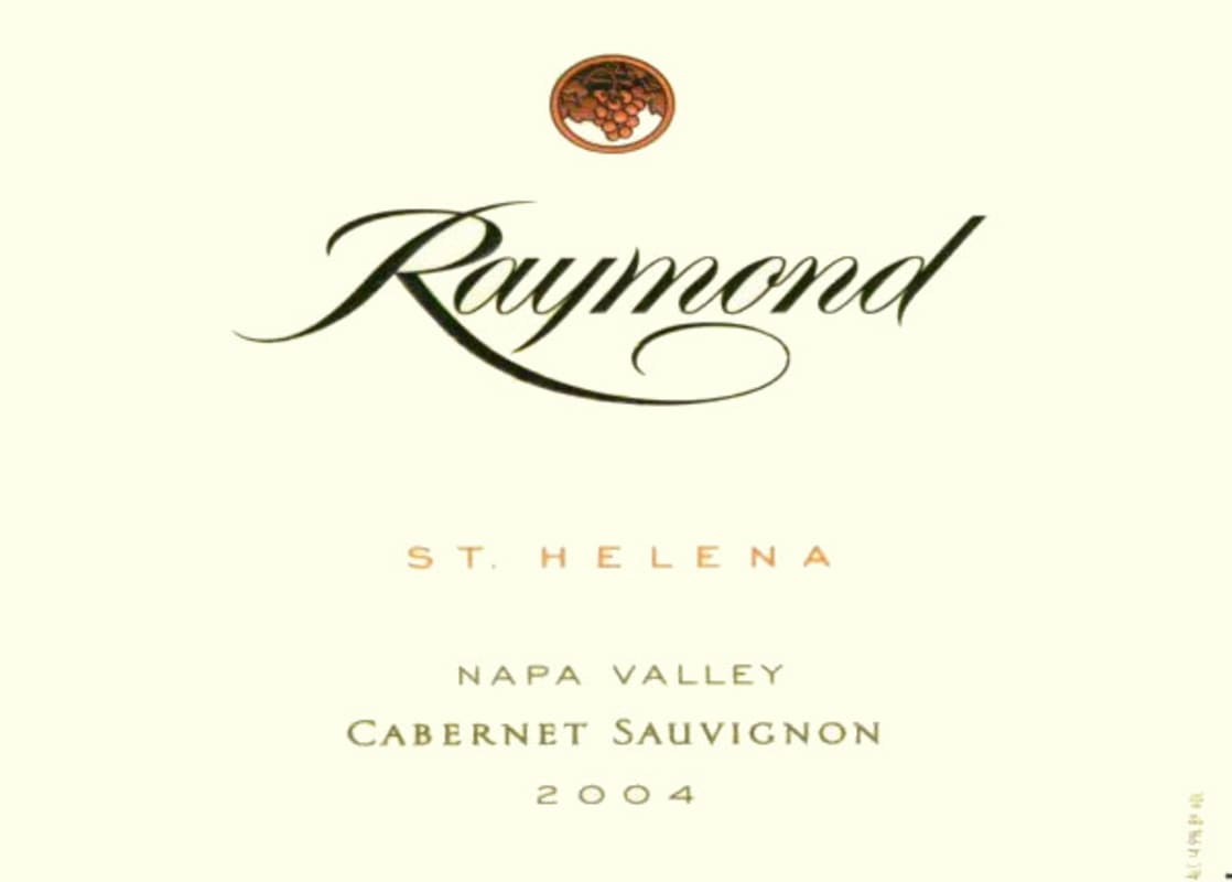 Raymond St. Helena Cabernet Sauvignon 2004 Front Label
