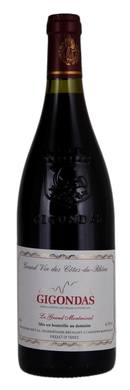 Domaine Brusset Gigondas Le Grand Montmirail 1998 Front Bottle Shot