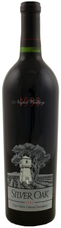 Silver Oak Napa Valley Cabernet Sauvignon 1998 Front Bottle Shot