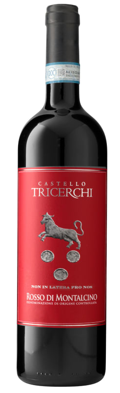 Castello Tricerchi Rosso di Montalcino 2024 Front Bottle Shot