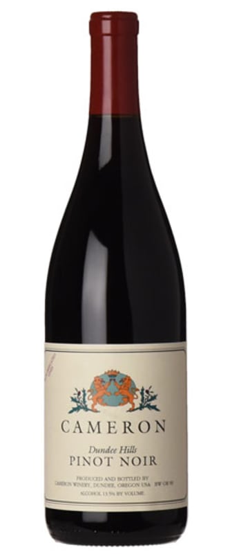 Cameron Winery Dundee Hills Pinot Noir 2018 Front Bottle Shot