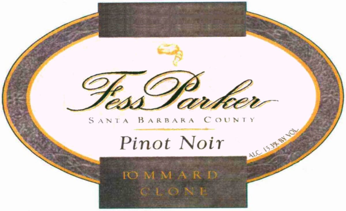 Fess Parker Pommard Clone Pinot Noir 2007 Front Label