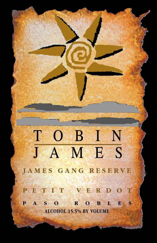 Tobin James James Gang Reserve Petite Verdot 2009 Front Label
