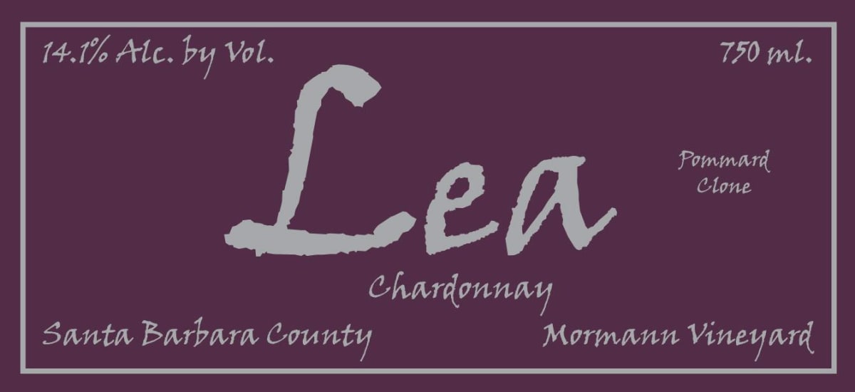 Tensley Mormann Vineyard Chardonnay 2015 Front Label