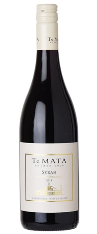 Te Mata Estate Syrah 2019 Front Bottle Shot