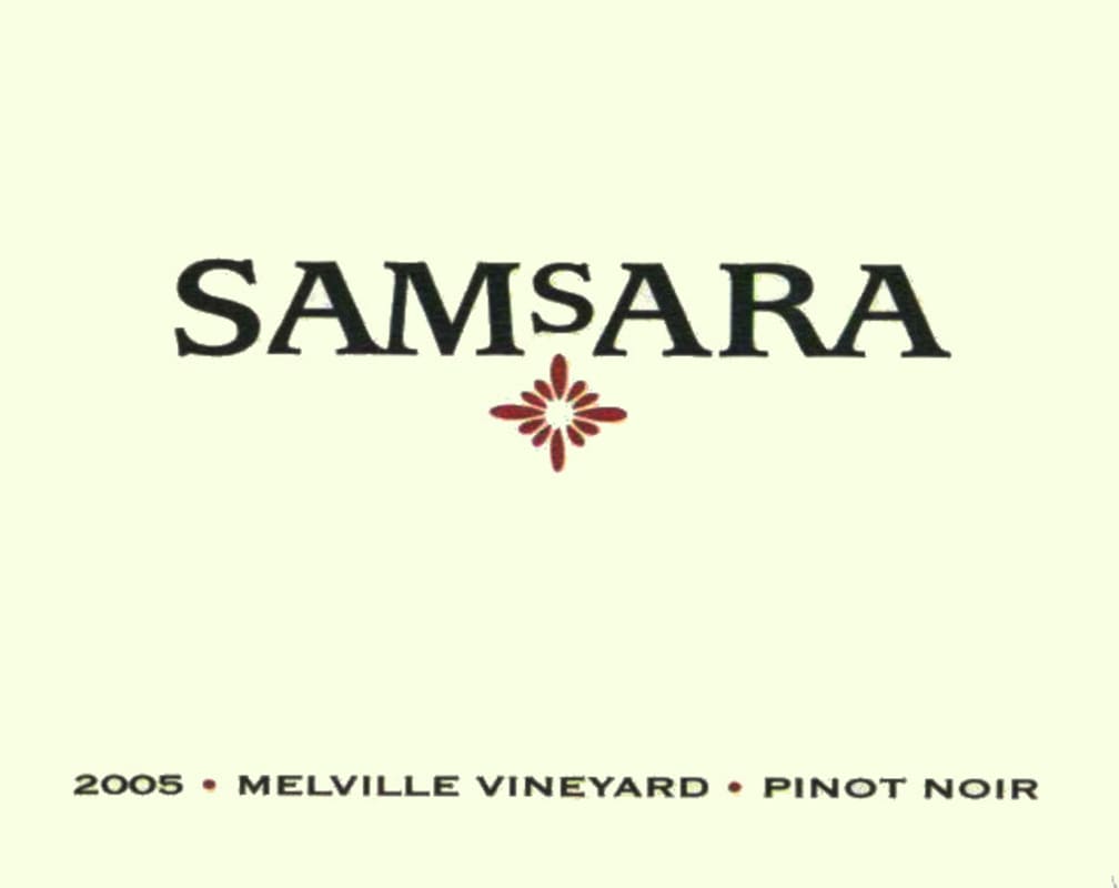 SAMsARA Melville Vineyard Pinot Noir 2005 Front Label