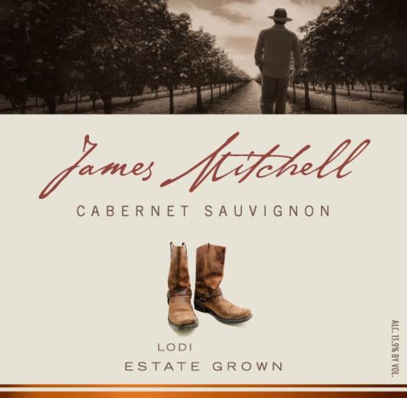James Mitchell Cabernet Sauvignon 2014 Front Label