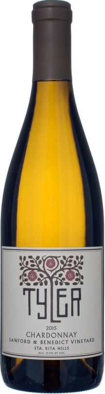 Tyler Winery Sanford and Benedict Chardonnay 2015 Front Bottle Shot