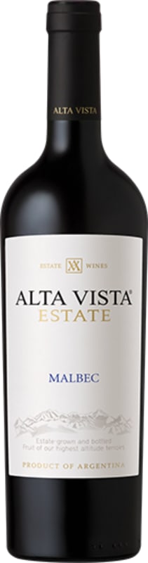 Alta Vista Estate Malbec 2018 Front Bottle Shot