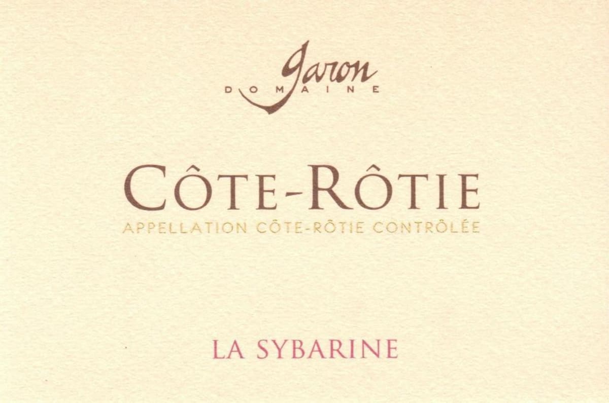 Domaine Garon Cote Rotie La Sybarine 2015 Front Label