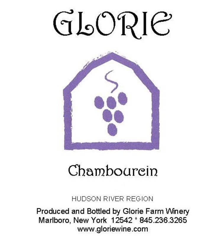 Glorie Farm Winery Chambourcin 2014 Front Label