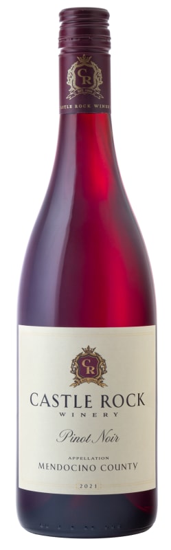 Castle Rock Mendocino County Pinot Noir 2021 Front Bottle Shot