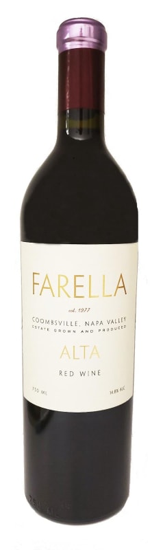 Farella Alta 2016 Front Bottle Shot