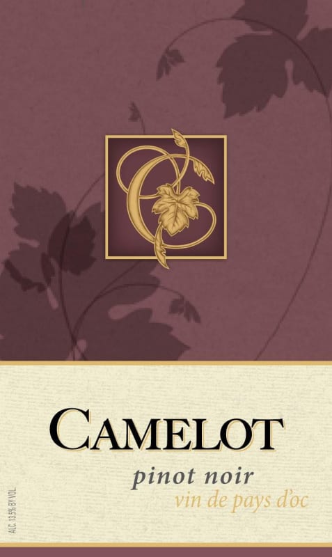 Camelot Pinot Noir 2006 Front Label