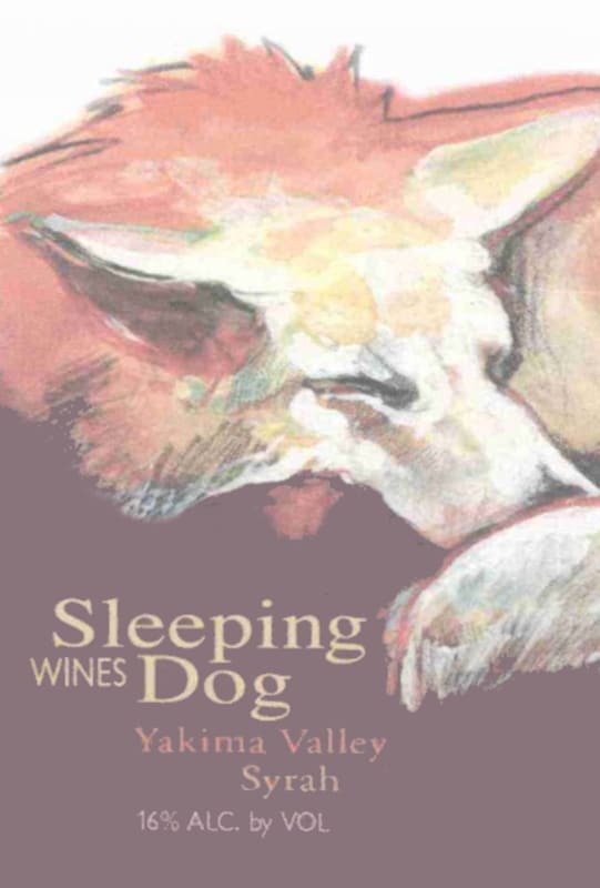 Sleeping Dog Wines Syrah 2008 Front Label