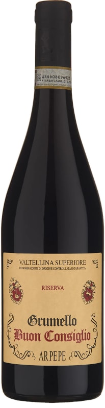 Ar. Pe. Pe. Valtellina Superiore Grumello Buon Consiglio Riserva 2007 Front Bottle Shot