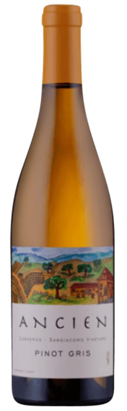 Ancien Wines Sangiacomo Vineyard Pinot Gris 2019 Front Bottle Shot