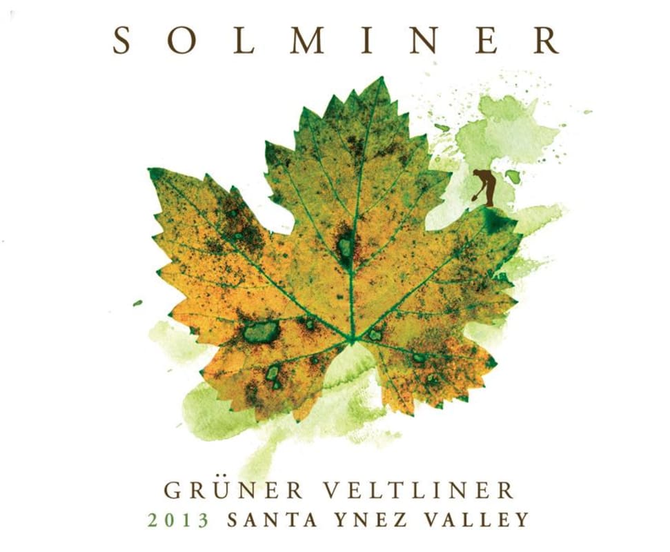 Solminer Wine Company Gruner Veltliner 2013 Front Label