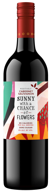 Sunny With a Chance of Flowers Cabernet Sauvignon 2022 Front Bottle Shot