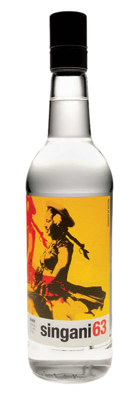 Singani 63 Brandy Front Bottle Shot