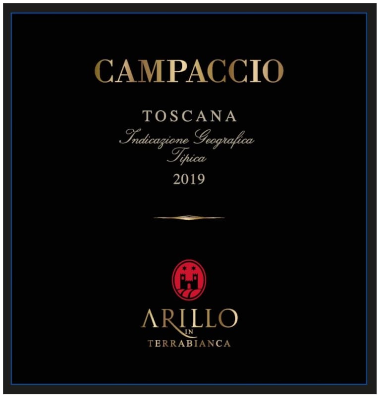 Arillo in Terrabianca Campaccio (375ML half-bottle) 2019 Front Label