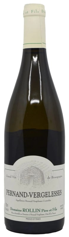Domaine Rollin Pere et Fils Pernand-Vergelesses Blanc 2022 Front Bottle Shot