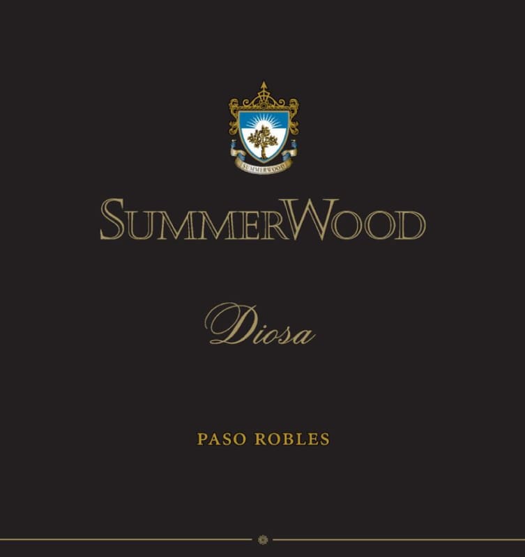 SummerWood Diosa Red 2013 Front Label