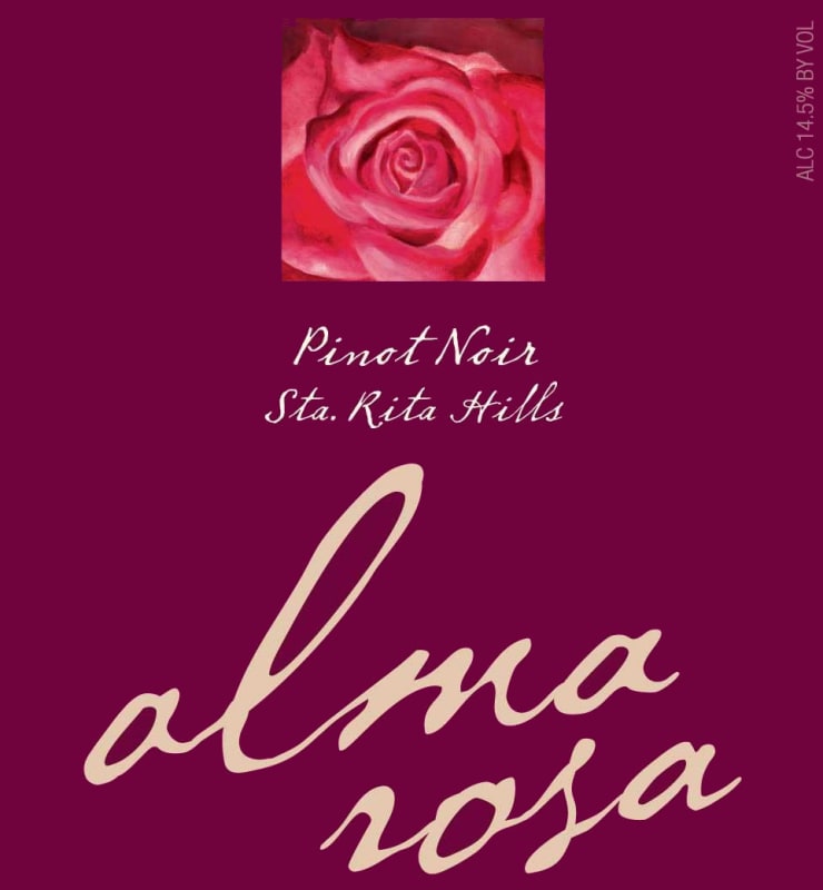 Alma Rosa Sta. Rita Hills Pinot Noir 2011 Front Label