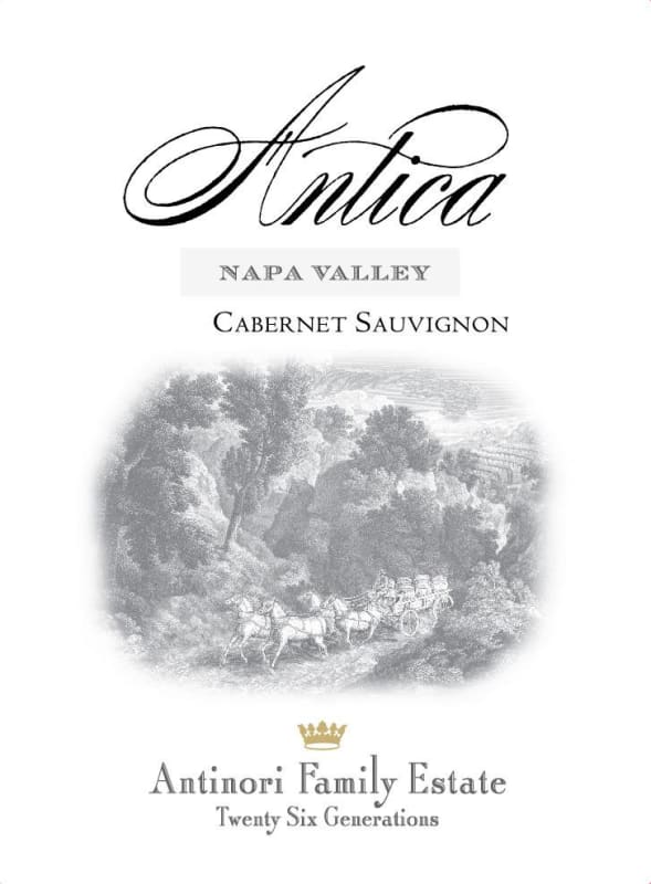Antica Cabernet Sauvignon 2002 Front Label
